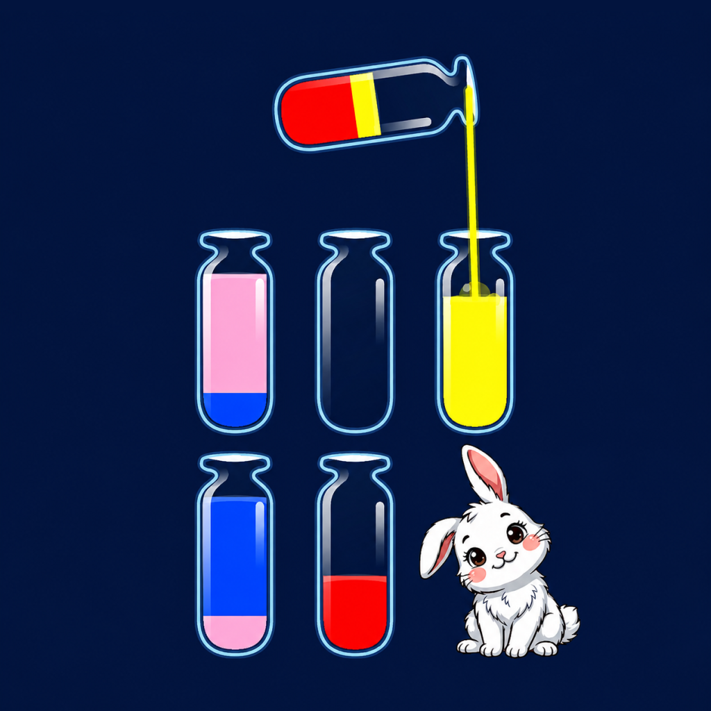 Boo Sort: Color Bottles Puzzle Icon